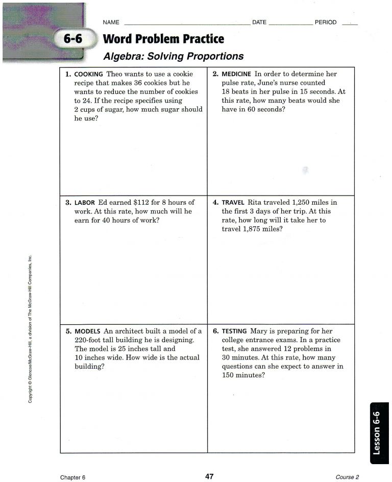 5 K5 Provides Answers Math Word Problems Worksheets - AMP