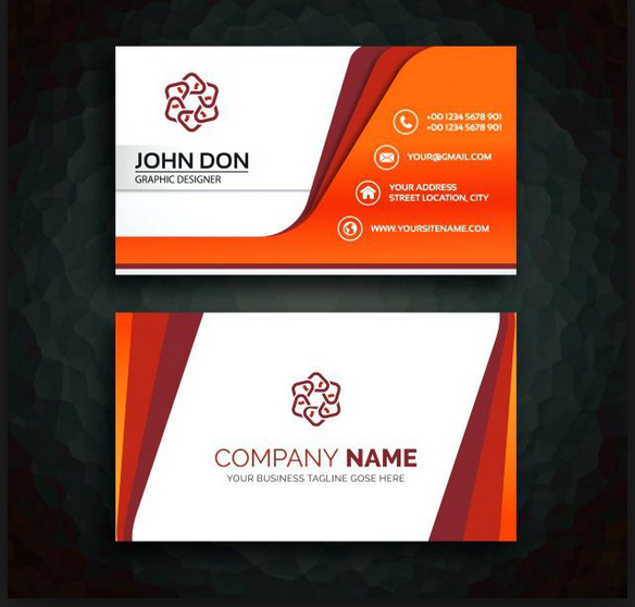 Business Card Design Templates Business Card Template Free Vector Photography Visiting Card Design Sample Psd Free