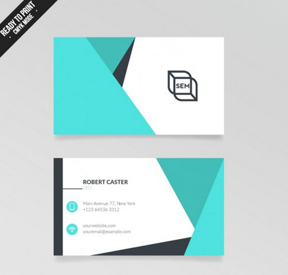 free printable Abstract business Card
