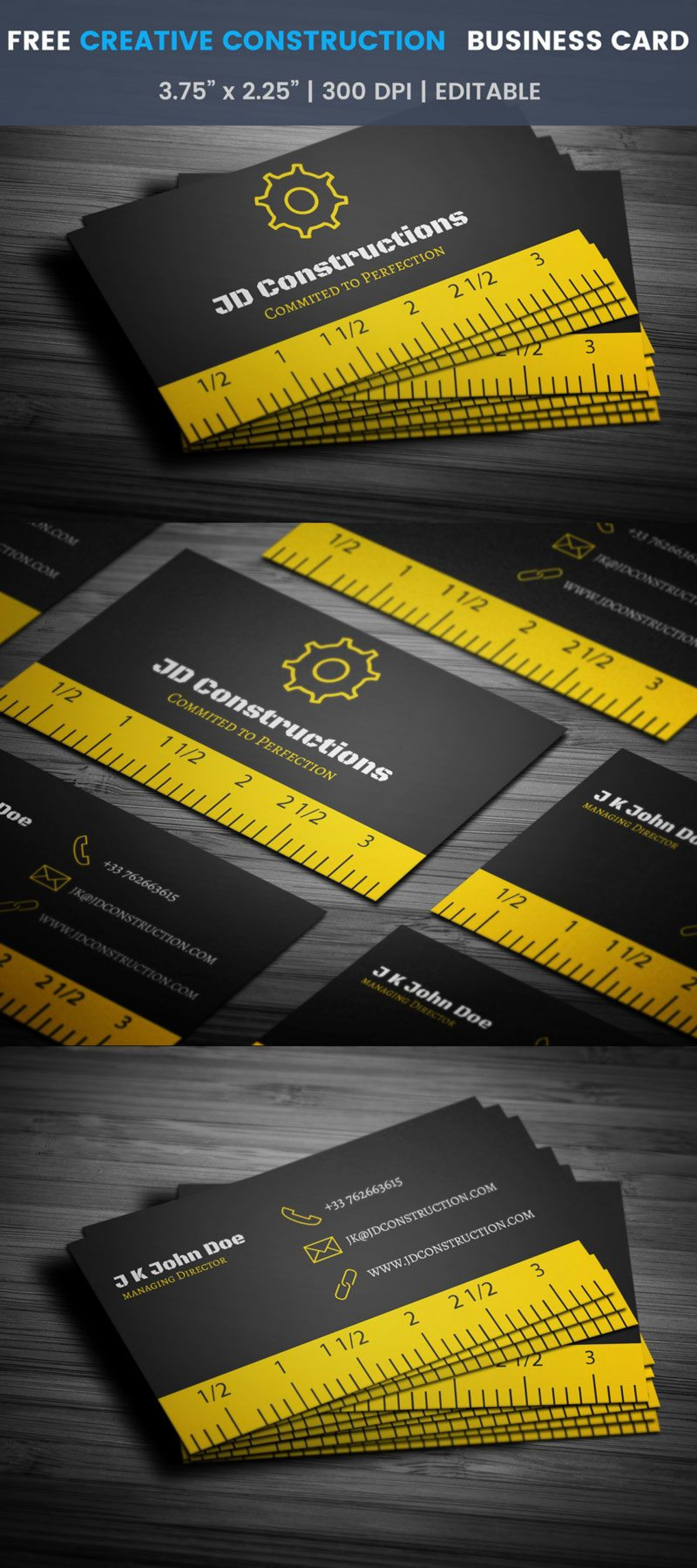 002 Construction Pany Business Card Template Ideas Of Funny Business Cards Templates