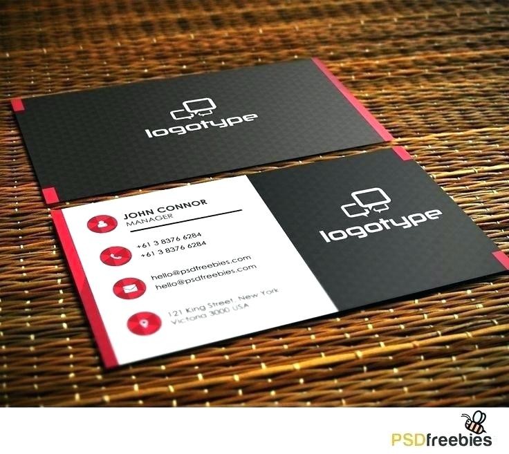 2 sided business card template one fresh two double word large publisher