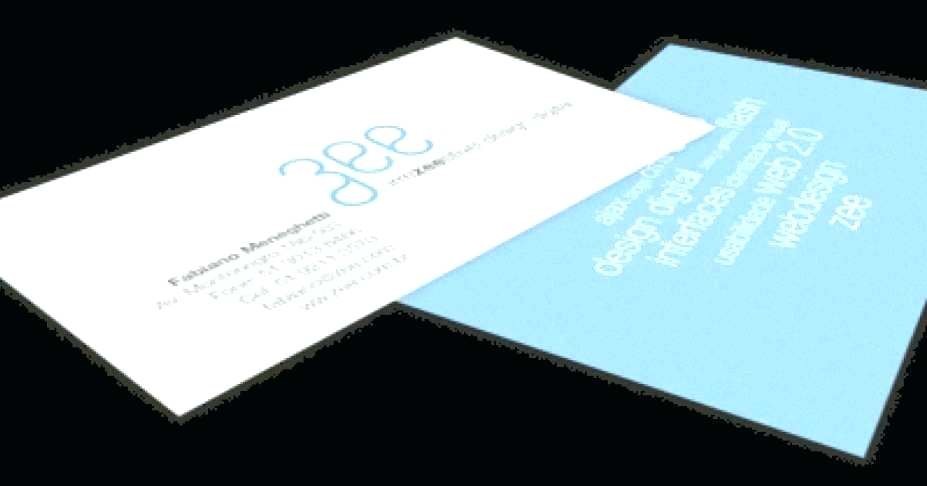2 Sided Business Card Template Of Double Sided Business Card Template Illustrator