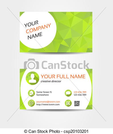 2 sided business cards can stock photo csp
