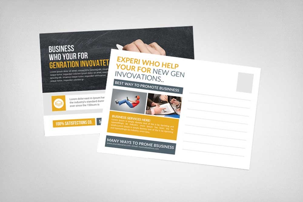 25 Best Free Postcard Mockups In Psd 2019 Colorlib Of Business Card Design Templates Photoshop