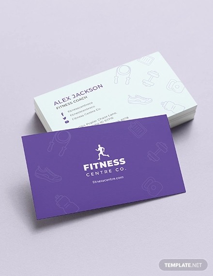 34 Blank Business Card Templates Indesign Ai Word Of Personal Trainer Business Card Template