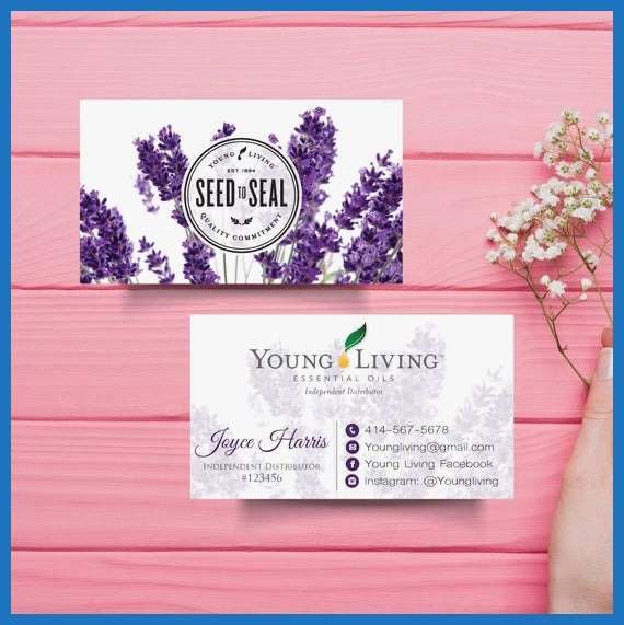 65 astonishing Graph Young Living Business Card Template Of Doterra Business Card Template