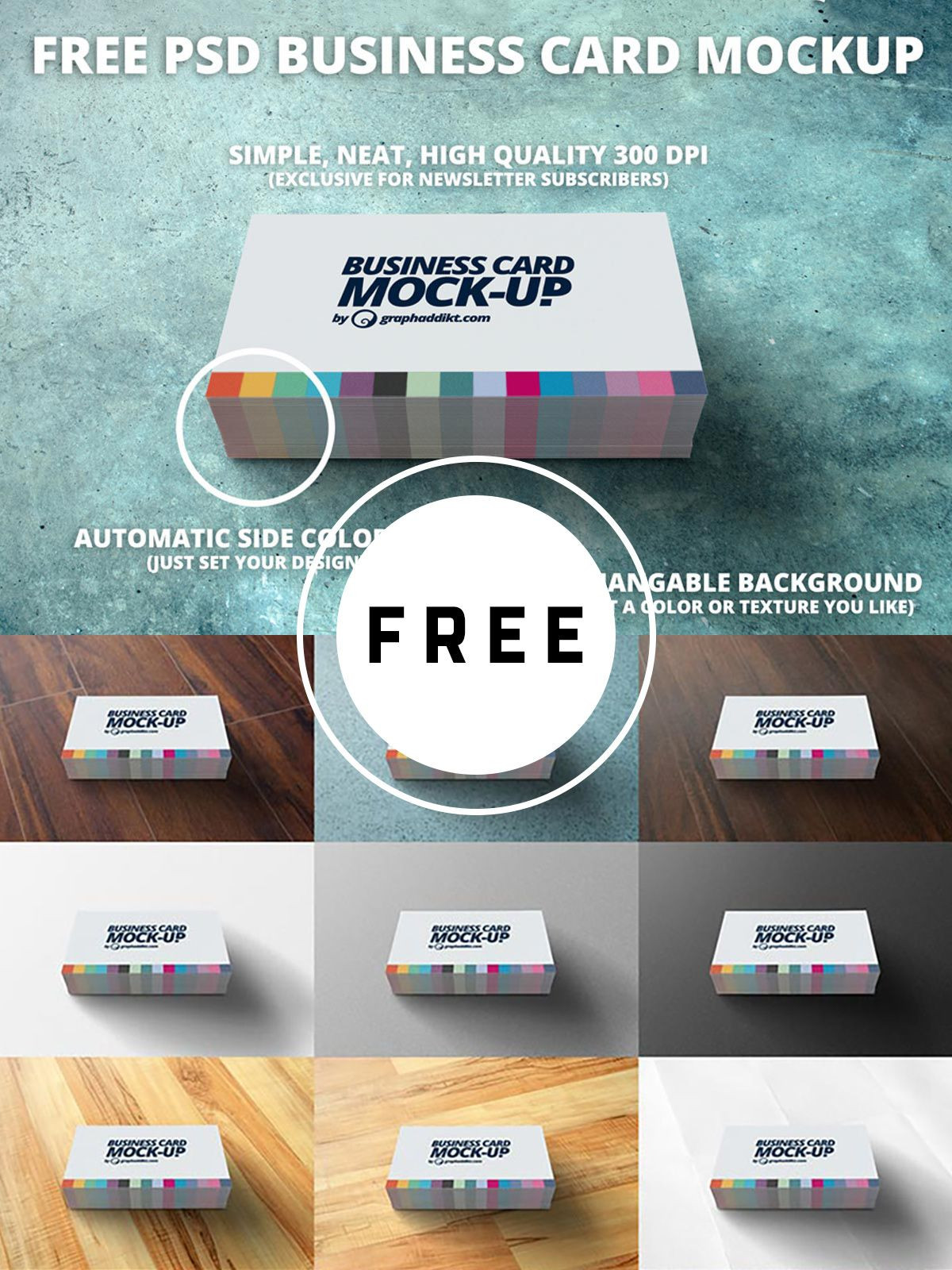 80 Great Free Business Card Mockups Templates that You Can Of Psd Business Card Template Free Download