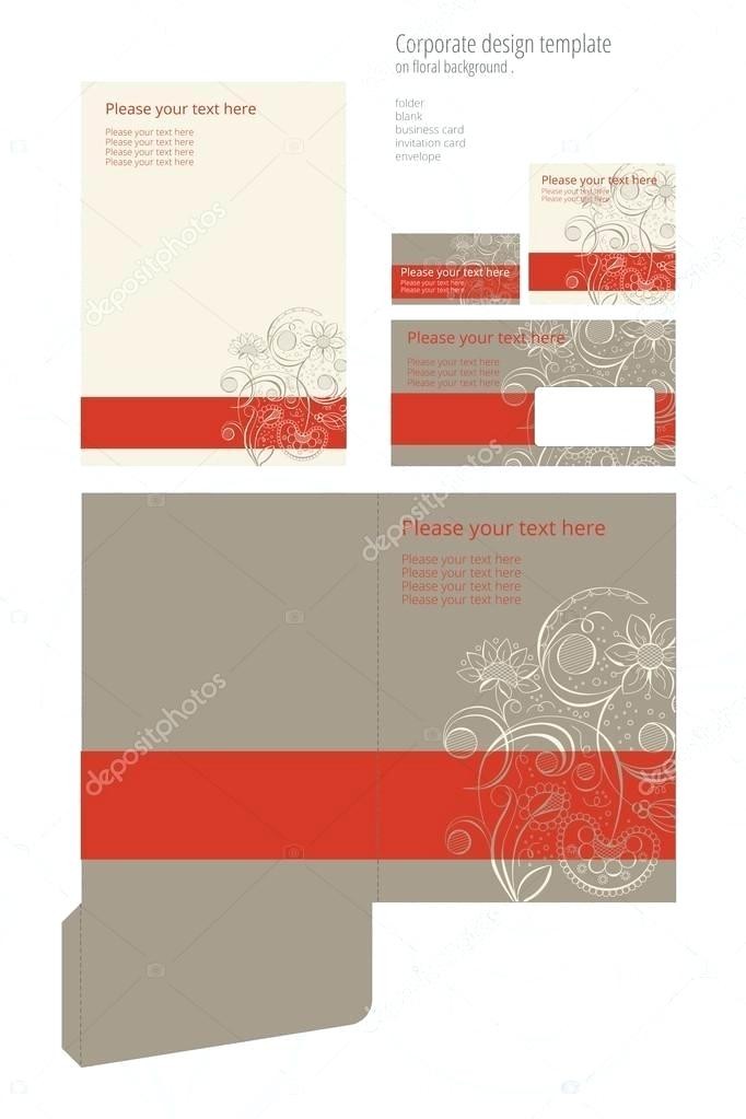 corporate design template on floral background folder blank business card invitation card blank business card design template blank business card templates psd free corporate design template