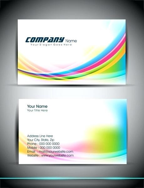 abstract business card template free vector in adobe illustrator