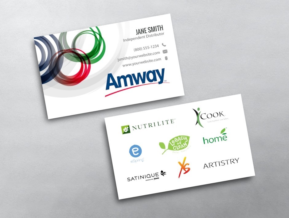 amway template 02 or business card