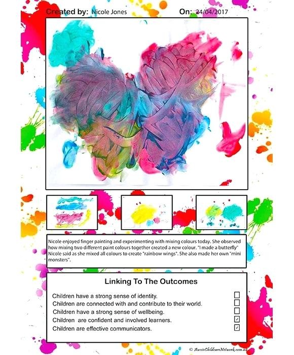 Art Display Paint Splatter Template for Portfolios Business Card Of butterfly Business Card Template
