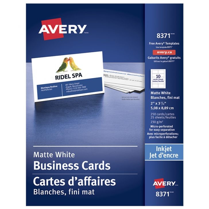 Avery Business Card Template 8371 Mahtecfo Of Avery 10 Business Card Template