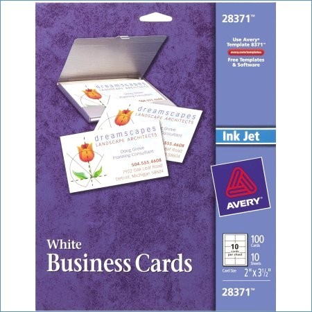 Avery Business Card Template 8371 Mahtecfo Of Avery Business Cards Template 8371