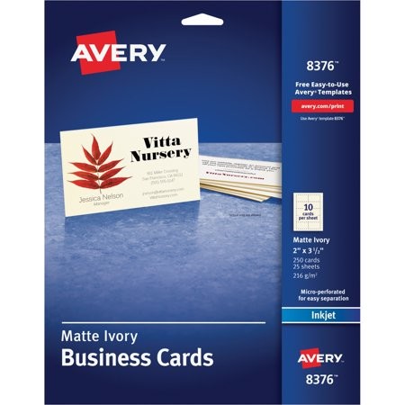 Avery Inkjet Business Cards Image Collections Business Card Template Of Avery Business Card Template 8376