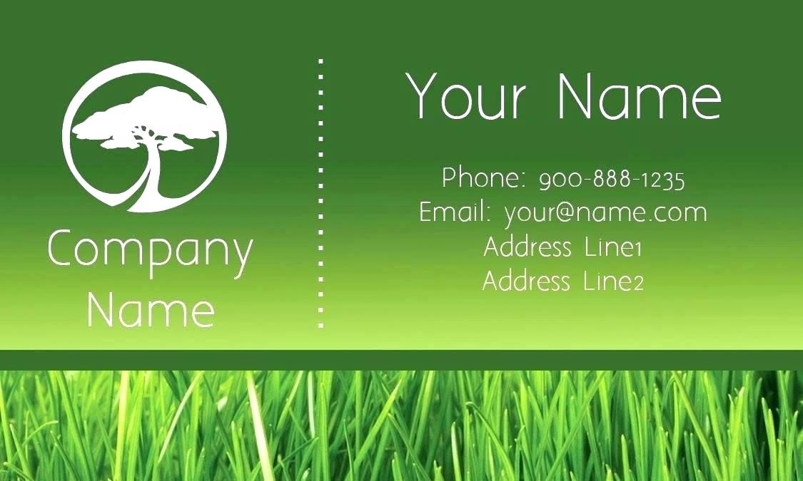 landscaping business card template garden landscape it word large greeting temp