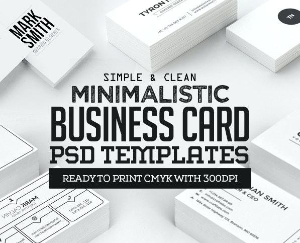 Business Card Designs Templates Design Minimalist Free Psd Of Free Psd Business Card Templates