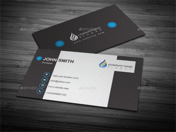 Business Card Illustrator Template Mahtecfo Of Eps Business Card Template