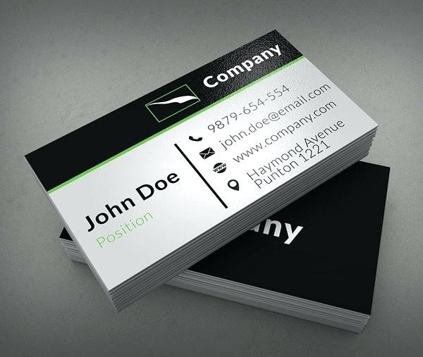business card sample design clean corporate business card template visiting card sample design