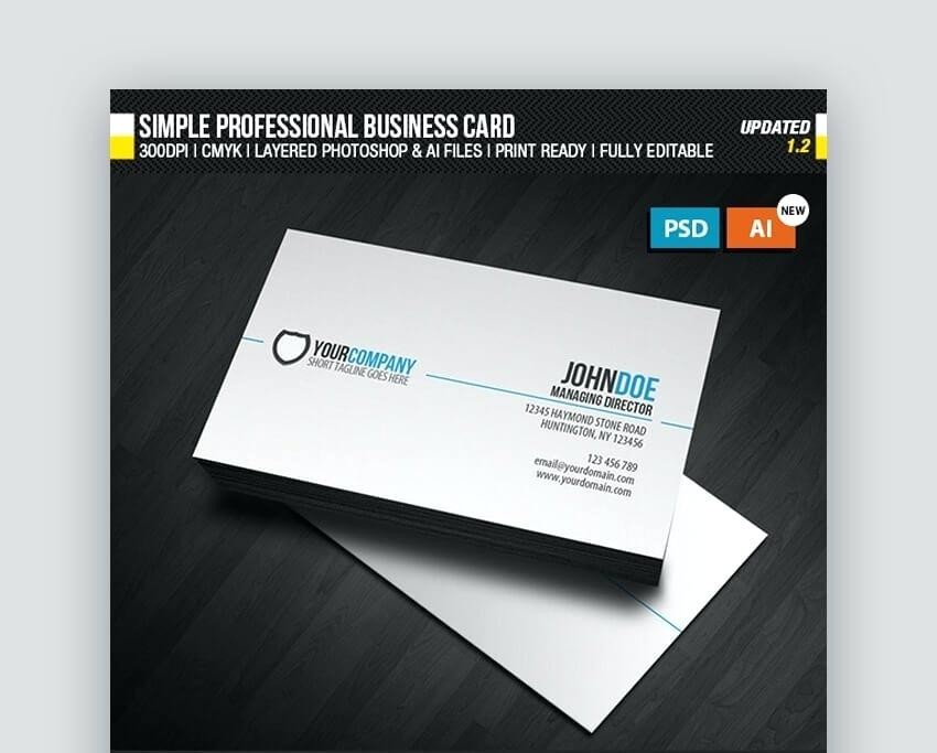 Business Card Samples Sample Template Download Free Ai Of Business Card Illustrator Template Free Download