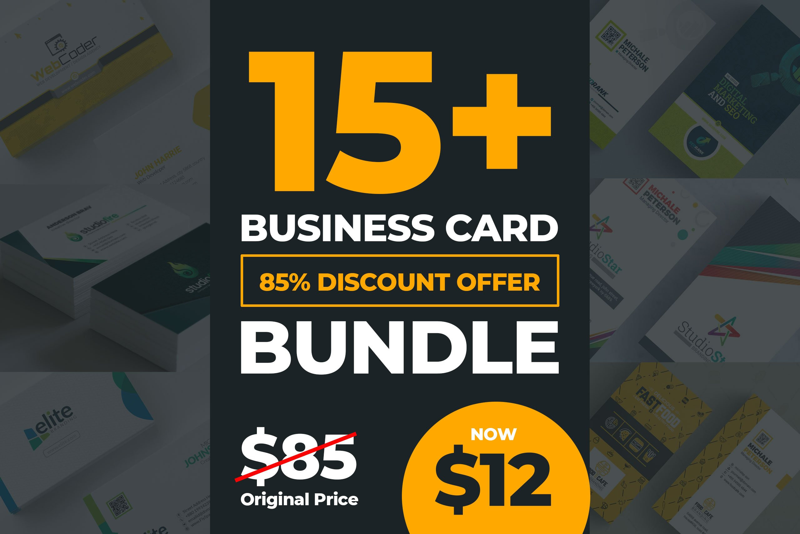 01 business card design templates bundle
