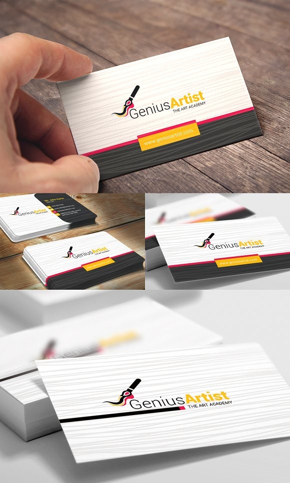 Business Card Template Bundle Of Painter Business Card Template