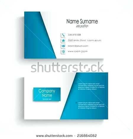 Business Card Template Illustrator Free Of Business Card Ai Template