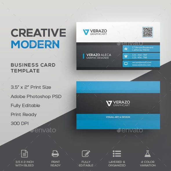 Business Card Templates &amp; Designs From Graphicriver Of 3.5 X 2 Business Card Template