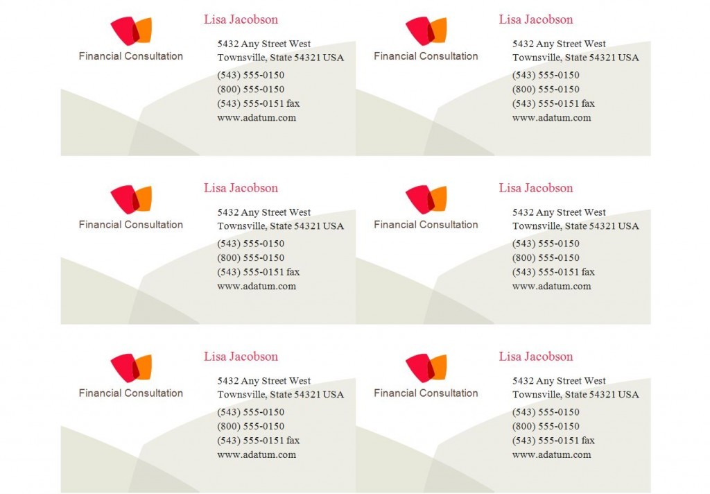 Business Cards Business Cards 8371 Templates Of Avery 5371 Business Card Template