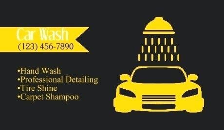 cars business card car wash and detailing cards templates design rent a template free