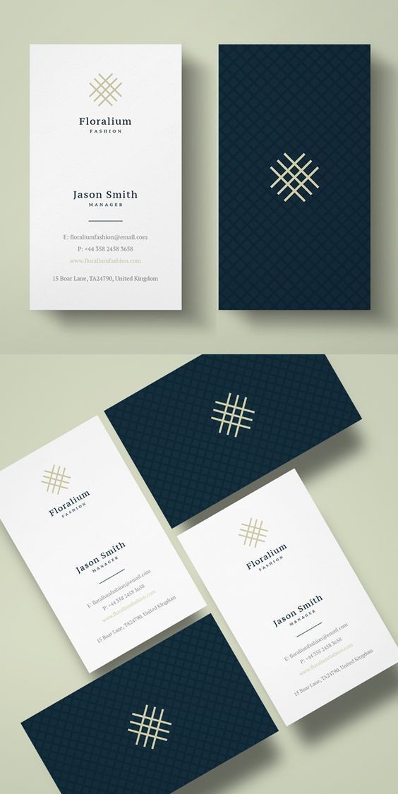 Clean Business Card Template Of Elegant Business Card Template