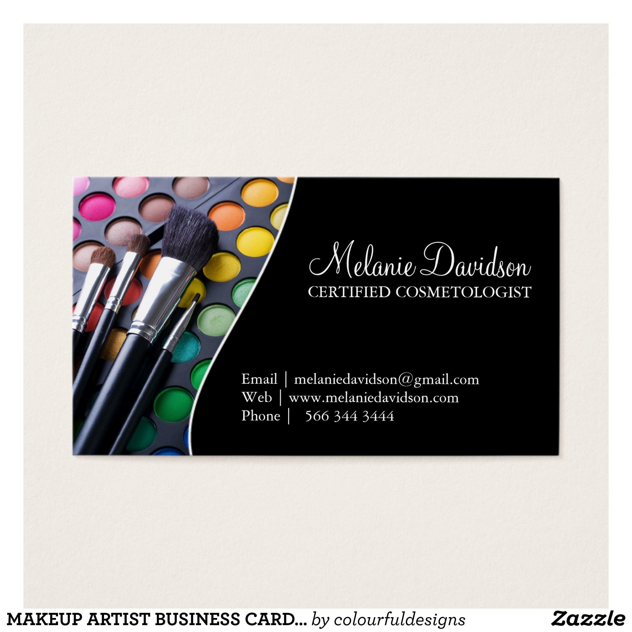 Create Makeup Artist Business Card Ideas Design Inspiration Of Makeup Business Cards Templates Free