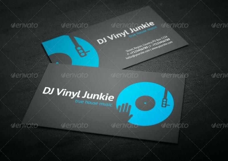 Dj Business Card Template Of butterfly Business Card Template