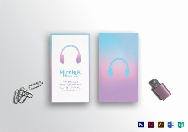 Dj for Business Cards Fresh Dj Business Cards 2018 Free Of Dj Business Cards Templates Free