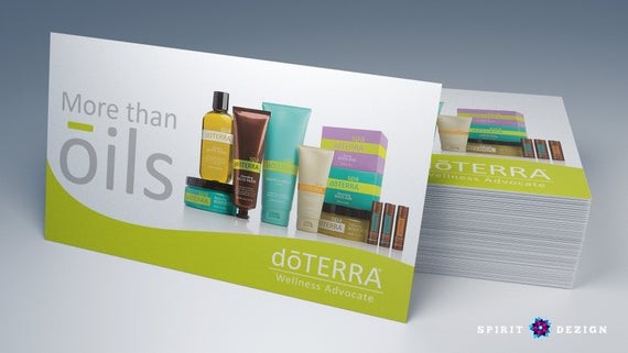 Doterra More Than Oils Business Card Design Printing Optional Free Usa Shipping Of Doterra Business Card Template