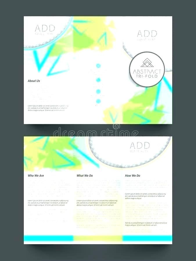 double sided brochure template inspirational best two business card publisher fresh fold templates free tri tem