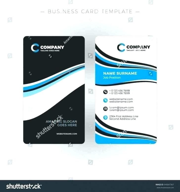 Double Sided Business Card Template Illustrator Of Double Sided Business Card Template Illustrator