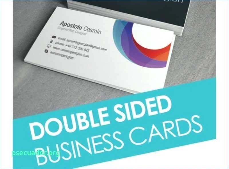 Double Sided Business Card Template Shop Vertical 5 Of Double Sided Business Card Template Word