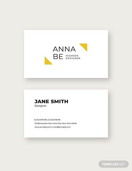 Fashion Designer Business Card Template Word Psd Of 3.5 X 2 Business Card Template