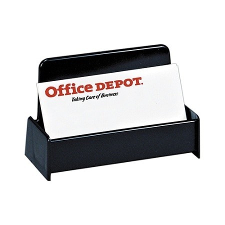 Fice Depot Brand Recycled Standard Business Card Holder Black Item Of Office Depot Business Cards Template
