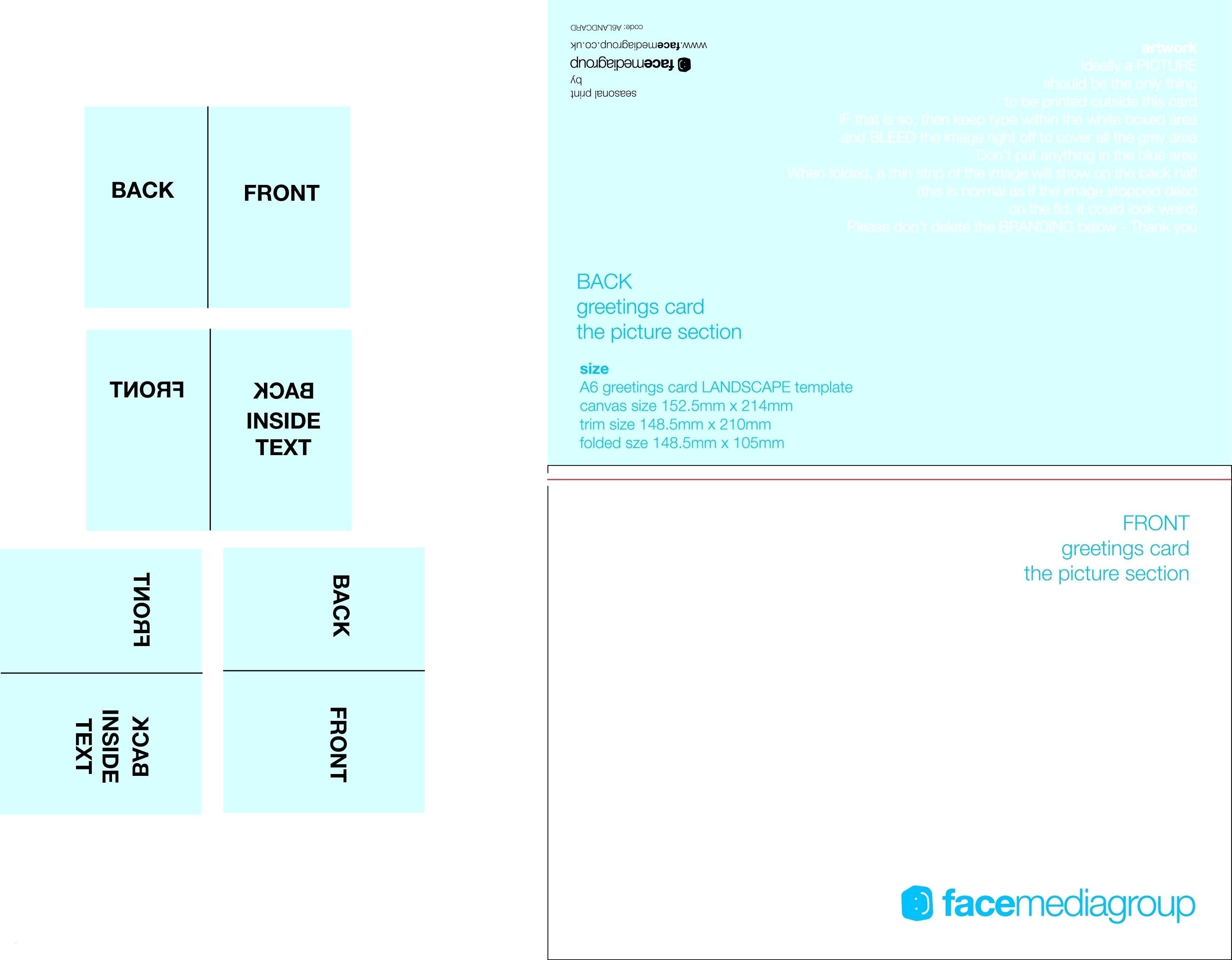 Folded Birthday Card Template Parfu Kaptanband Of 8.5 X 11 Business Card Template