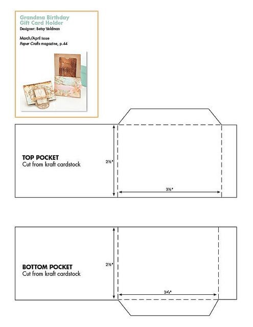 Free T Card Holder Pattern Of Cardboard Business Card Holder Template
