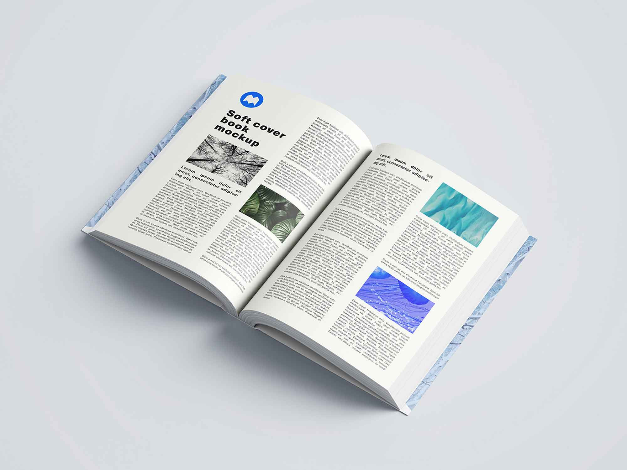 Thick Softcover Book Mockup 3