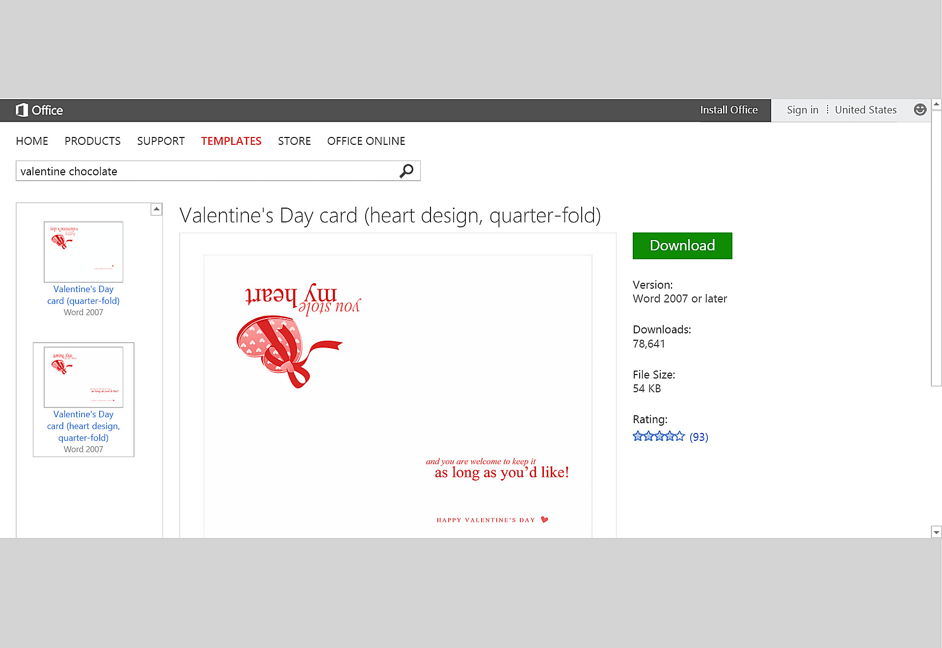 Valentine Chocolate Box Card Template for Microsoft Word 2 58b8b9873df78c353c08eb63 PNG