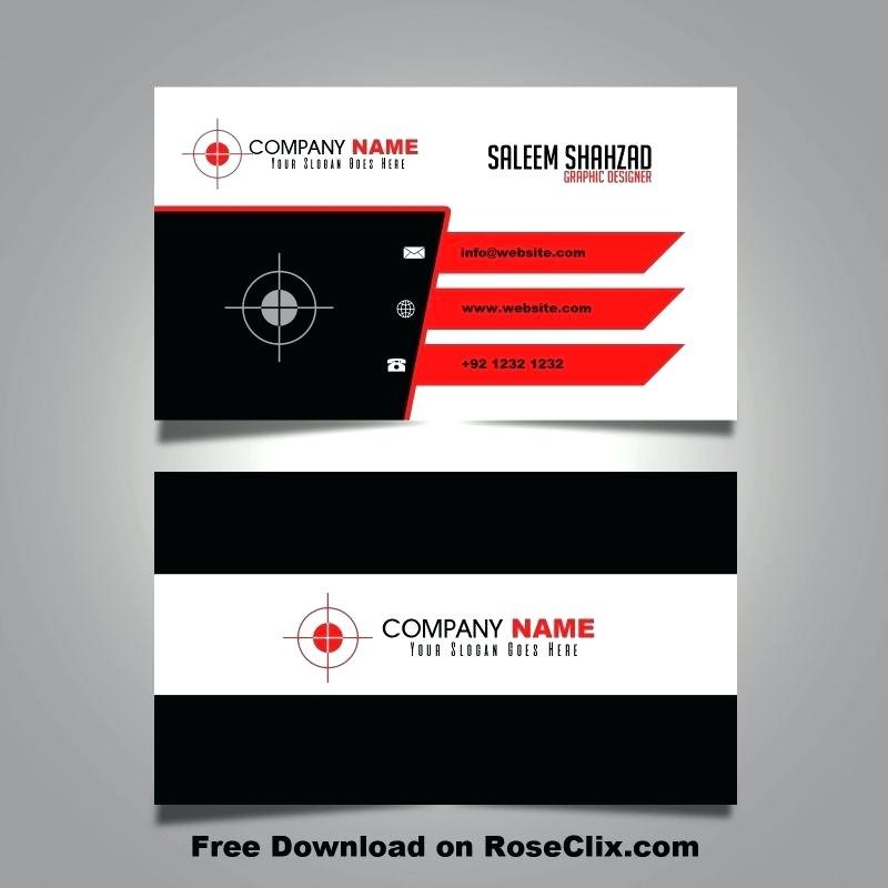 Free Visiting Card Templates Download Awesome Blank Business Of Business Card Template Ai