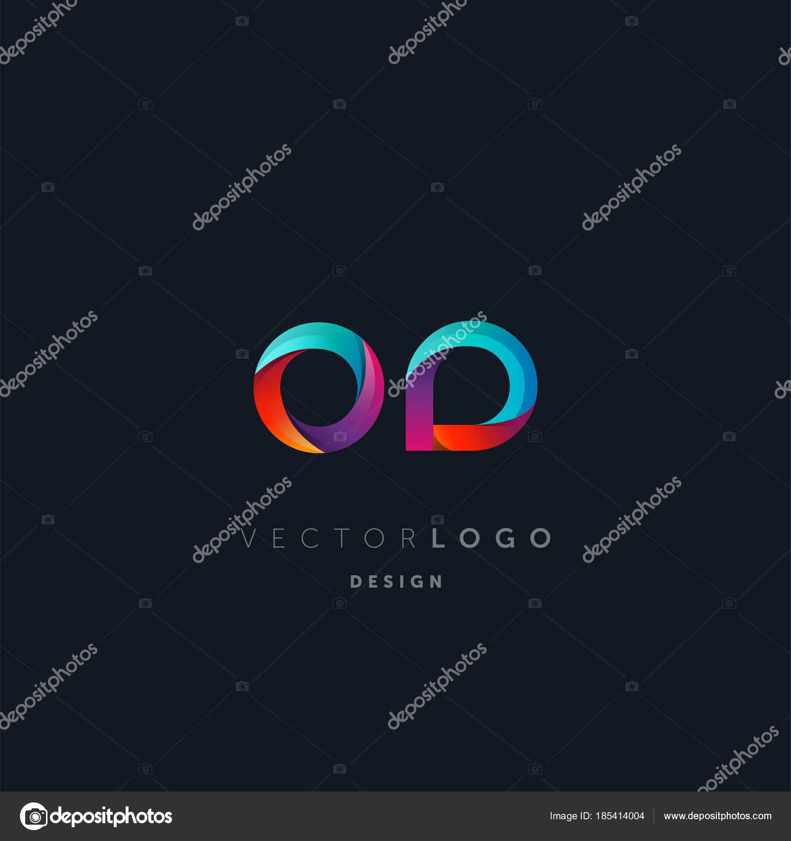 Gra Nt Letters Logo Business Card Template Vector — Stock Of Business Cards Template