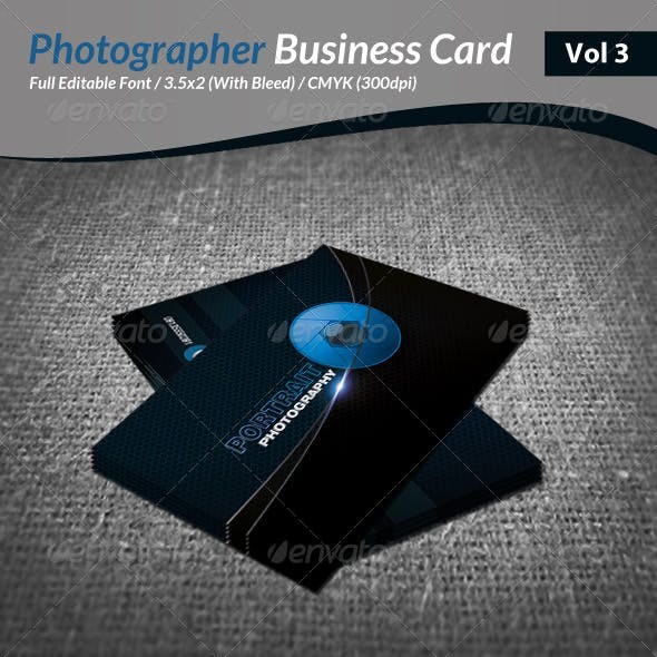 Graper Card Graphics Designs &amp; Template From Graphicriver Of Business Cards for Photographers Templates