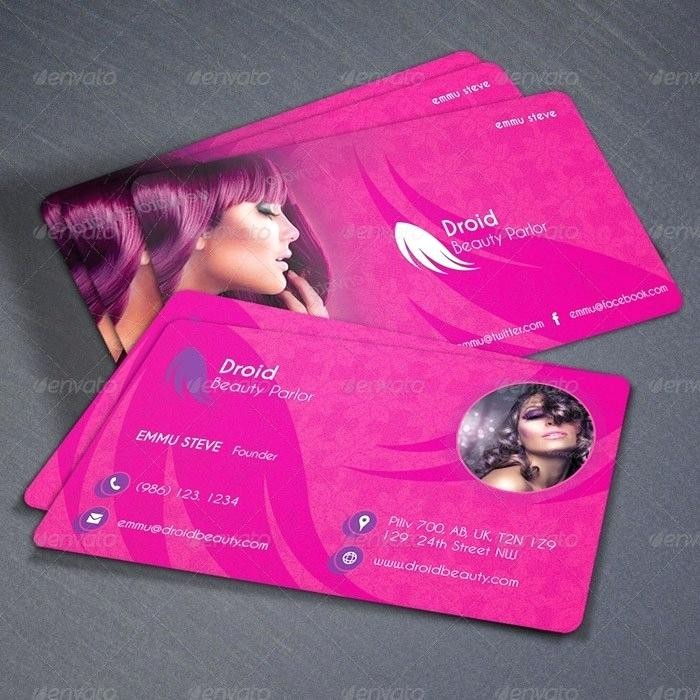 beauty salon business card trustworthy template hair