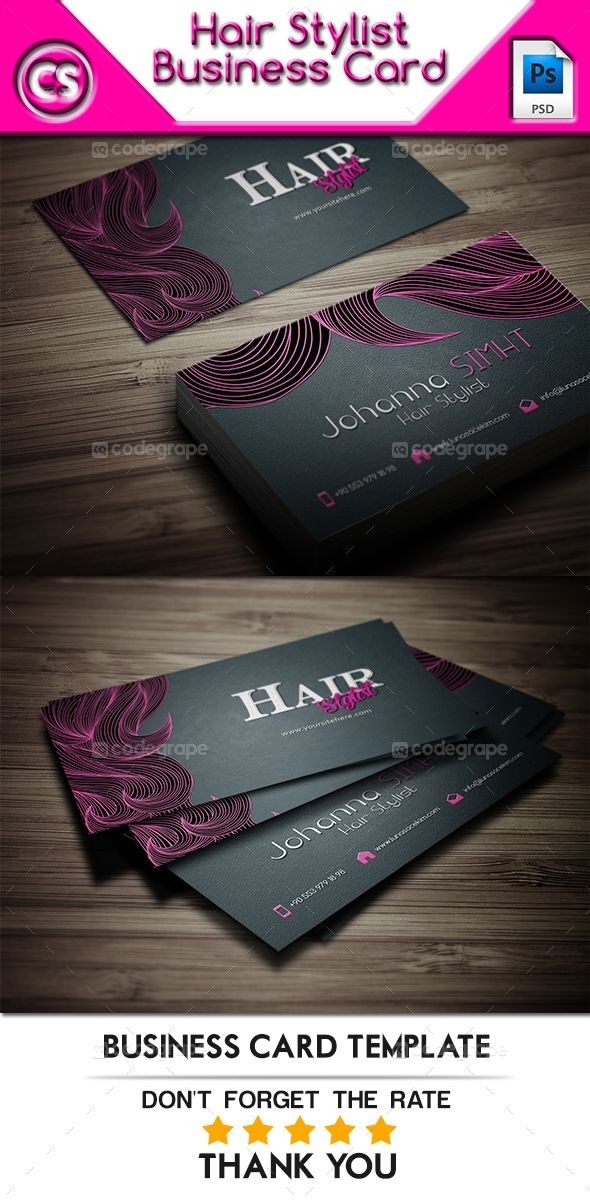 Hair Stylist Business Card Print Of Hair Salon Business Card Template