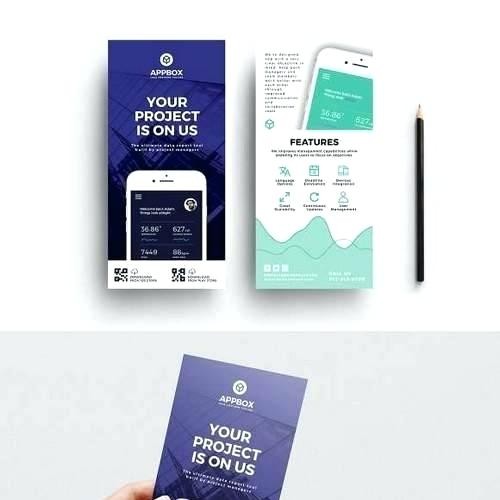 Healthcare Rack Card Flyer Design Template Dl Templates Of Business Card Template App