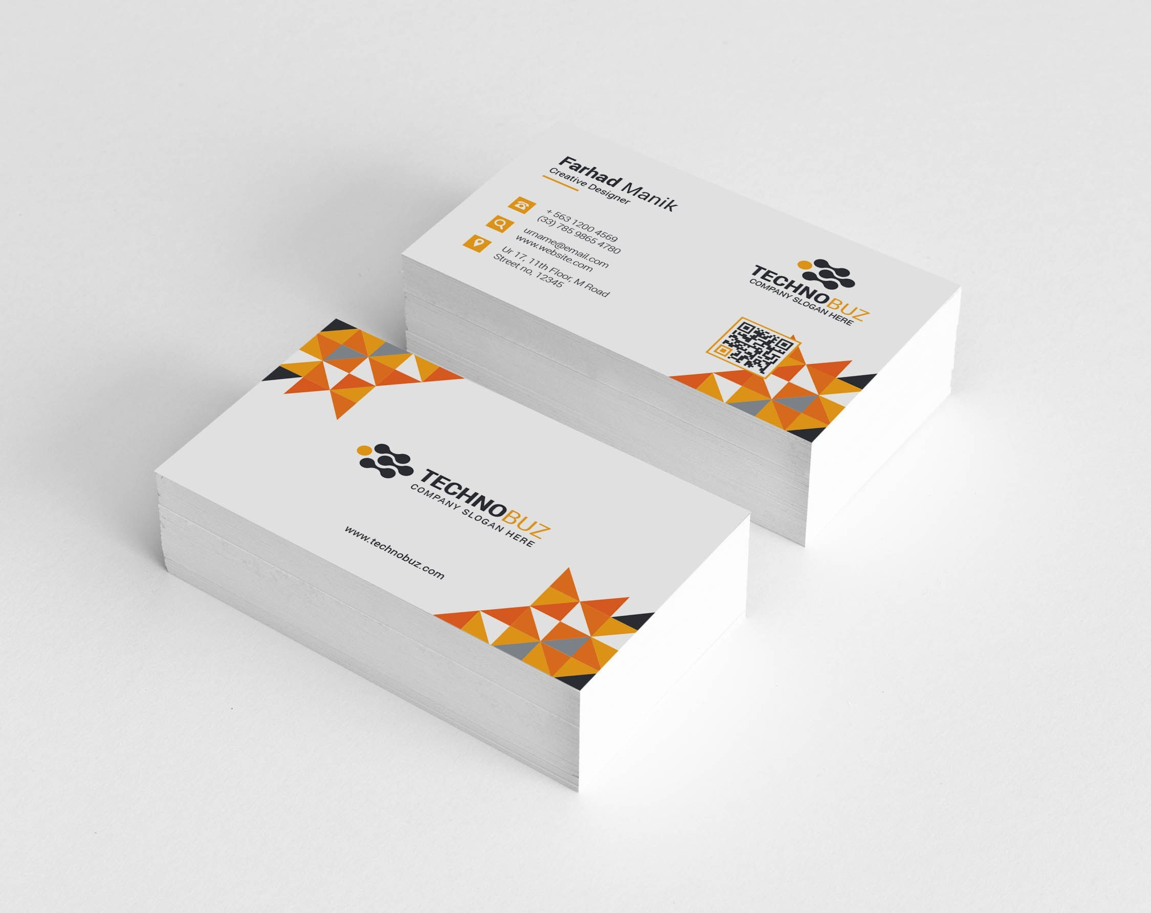 Hesperus Creative Corporate Business Card Template Of Company Business Cards Templates